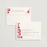 "Bright abstract" - Wedding Invitations in Sangria by Jessica Corliss - FREE Recipient Addressing