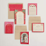 "Indian garden" - Wedding Invitations in Sindoor by Creo Study - Invitation Suite