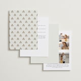 "Henna Stamp" - Wedding Invitations in Champagne by Oma N. Ramkhelawan - Back of Card Options