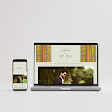 "Henna Stamp" - Wedding Invitations in Champagne by Oma N. Ramkhelawan - FREE Wedding Website