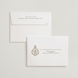 "Henna Stamp" - Wedding Invitations in Champagne by Oma N. Ramkhelawan - FREE Recipient Addressing