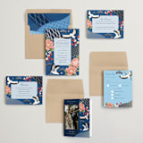 "kimono" - Wedding Invitations in Ocean by Elly - Invitation Suite