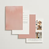 "Love Blossom" - Wedding Invitations in Blush by Petra Kern - Back of Card Options