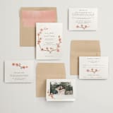 "Love Blossom" - Wedding Invitations in Blush by Petra Kern - Invitation Suite