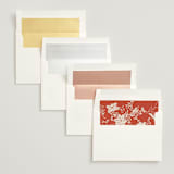 "Abstract Flora" - Wedding Invitations in Lava by Stellax Creative - Envelope Liner Options
