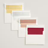 "Double Peony" - Wedding Invitations in Ruby by Janean Hinger - Envelope Liner Options