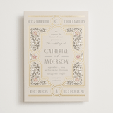 "Tiled Romance" - Wedding Invitations in Blush by Ana de Sousa - Front