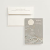 "Asahi" - Wedding Invitations in Ash by Jelena Vuletic - Invitation with Envelope