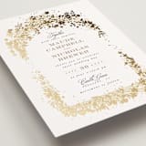 "Heritage" - Wedding Invitations in Honeysuckle by Leah Bisch - Detail