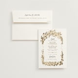 "Heritage" - Wedding Invitations in Honeysuckle by Leah Bisch - Invitation with Envelope