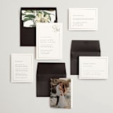 "Golden Ampersand" - Wedding Invitations in Silk by Kelly Schmidt - Invitation Suite