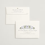 "Sadie" - Wedding Invitations in Periwinkle by Erin German - FREE Recipient Addressing