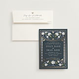 "Sadie" - Wedding Invitations in Periwinkle by Erin German - Invitation with Envelope