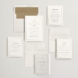 "Timeless" - Wedding Invitations in Linen by Erica Krystek - Invitation Suite