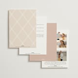 "Aperol" - Wedding Invitations in Chiffon by Kristie Kern - Back of Card Options