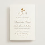 "The Romantic" - Wedding Invitations in Buttercream by Kristie Kern - Front