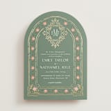 "Princess" - Wedding Invitations in Pine by Claudia Orengo - Front