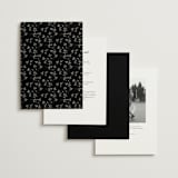 "Lake Como" - Wedding Invitations in Diamond by Kate Ahn - Back of Card Options
