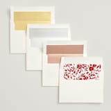 "Garden Vines" - Wedding Invitations in Ruby by Yaling Hou Suzuki - Envelope Liner Options