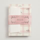 "salt and ivory" - Wedding Invitations in Caviar by Grae - Assembled with Belly Band