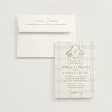 "salt and ivory" - Wedding Invitations in Belair by Grae - Invitation with Envelope