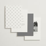 "Monatuk" - Wedding Invitations in Fog by Ashlee Townsend - Back of Card Options