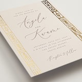 "Cultured Element" - Wedding Invitations in Sahara by David Michuki - Detail