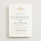 "Gilded Forest" - Wedding Invitations in Snow by Stacy Maalouf - Front