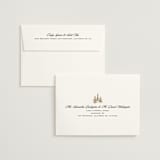 "Gilded Forest" - Wedding Invitations in Snow by Stacy Maalouf - FREE Recipient Addressing