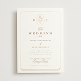 "fleu-de-sel" - Wedding Invitations in Rose by chocomocacino - Front
