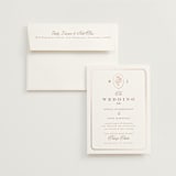 "fleu-de-sel" - Wedding Invitations in Rose by chocomocacino - Invitation with Envelope