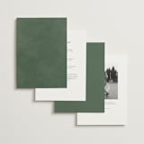"Vintage Oval" - Wedding Invitations in Rosemary by Emily Betts - Back of Card Options