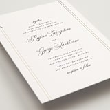 "Elencourt" - Wedding Invitations in Quartz by Jelena Vuletic - Detail