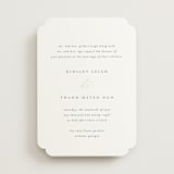 "You & Me" - Wedding Invitations in Classique by Design Lotus - Front