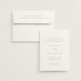 "You & Me" - Wedding Invitations in Classique by Design Lotus - Invitation with Envelope