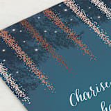 "Strands Of Lights" - Wedding Invitations in Navy by Hooray Creative - Close-Up