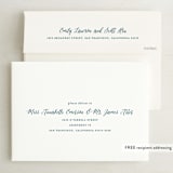 "Strands Of Lights" - Wedding Invitations in Navy by Hooray Creative - FREE Recipient Addressing