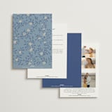 "meet me in the garden" - Wedding Invitations in Cornflower by Grae - Back of Card Options