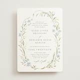 "Meadow" - Wedding Invitations in Blue Bonnet by Erin L. Wilson - Front