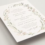 "Meadow" - Wedding Invitations in Spring Mist by Erin L. Wilson - Detail