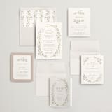 "Meadow" - Wedding Invitations in Spring Mist by Erin L. Wilson - Invitation Suite