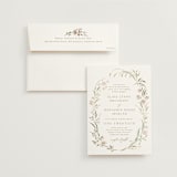 "Meadow" - Wedding Invitations in Spring Mist by Erin L. Wilson - Invitation with Envelope