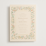 "Esther's garden" - Wedding Invitations in Ivory by Jennifer Wick - Front