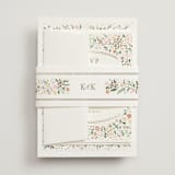 "Esther's garden" - Wedding Invitations in Lily by Jennifer Wick - Assembled with Belly Band