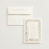 "Esther's garden" - Wedding Invitations in Lily by Jennifer Wick - Invitation with Envelope