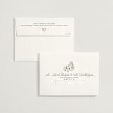"Shimmering Hydrangeas" - Wedding Invitations in Tea Time by Susan Zinader - FREE Recipient Addressing
