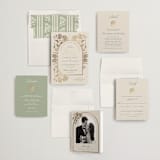 "Shimmering Hydrangeas" - Wedding Invitations in Tea Time by Susan Zinader - Invitation Suite