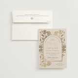 "Shimmering Hydrangeas" - Wedding Invitations in Tea Time by Susan Zinader - Invitation with Envelope