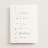 "Courtyard" - Wedding Invitations in Lily by Owl and Toad - Front