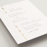 "Courtyard" - Wedding Invitations in Lily by Owl and Toad - Detail